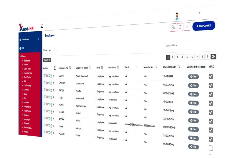 HRMS System